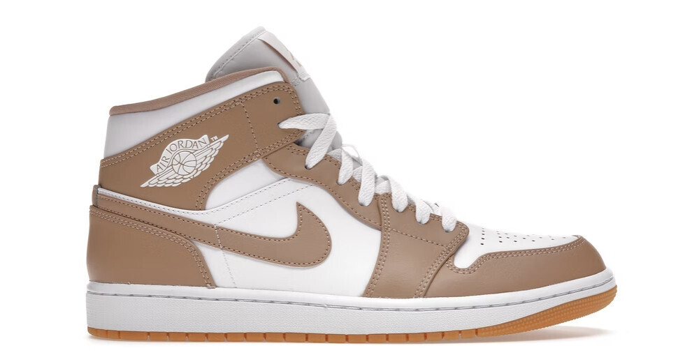 Jordan 1 Mid Tan Gum