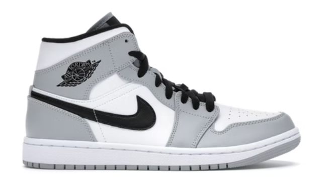 Jordan 1 Mid Light Smoke Grey