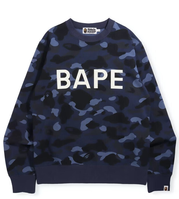 BAPE Color Camo BAPE Crewneck (Online Exclusive) Crewneck (FW21) Navy