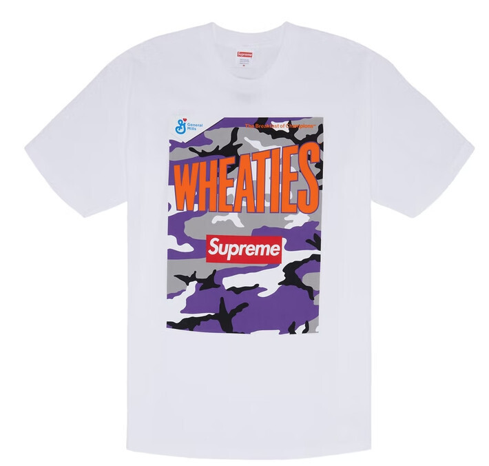 Supreme Wheaties Tee White