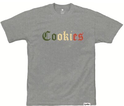 Cookies Represent Flocked Tee Grey