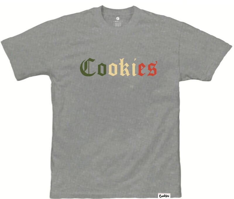 Cookies Represent Flocked Tee Grey