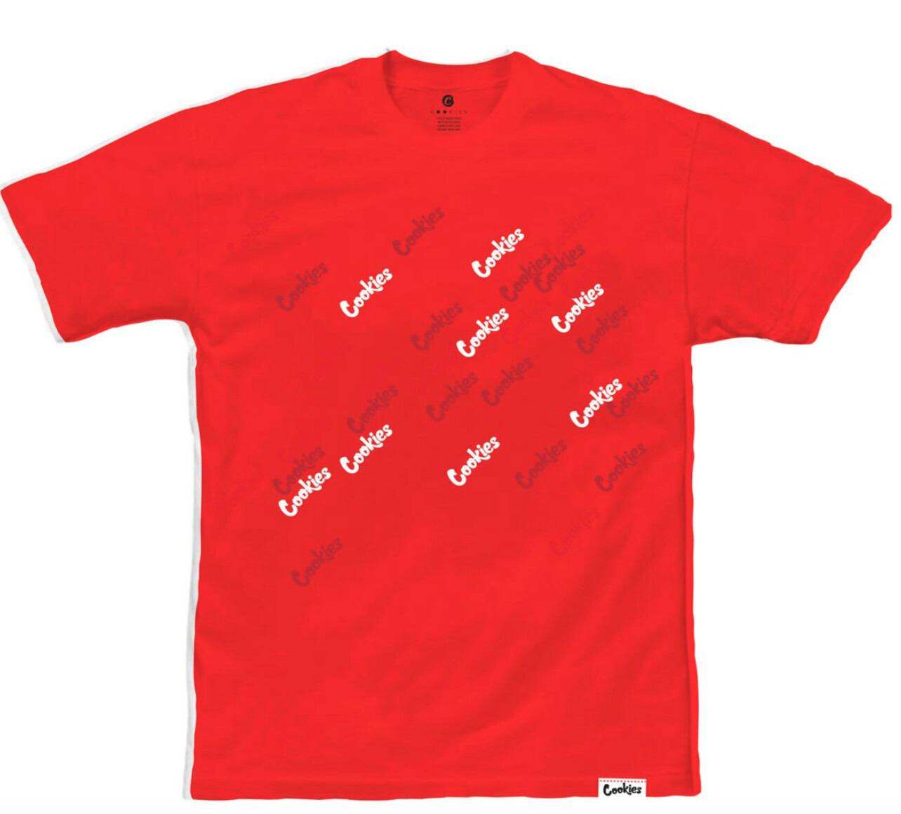Cookies Triple Beam Logo Tee Red