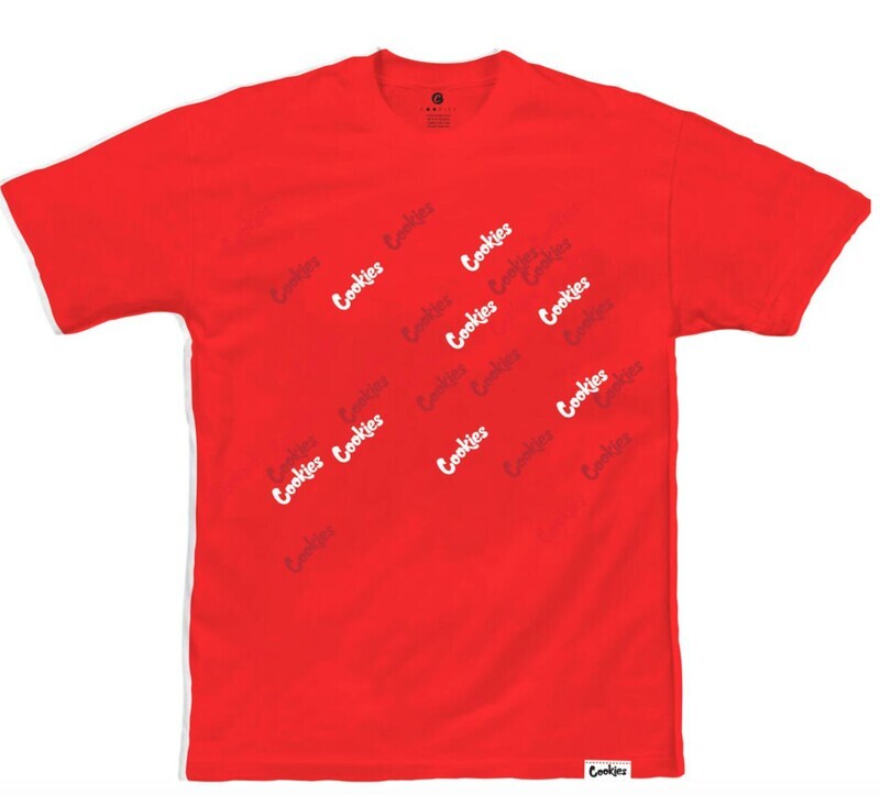 Cookies Triple Beam Logo Tee Red