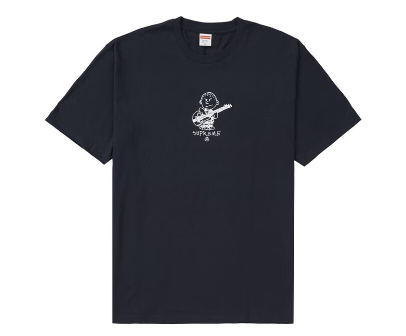 Supreme Rocker Tee Navy