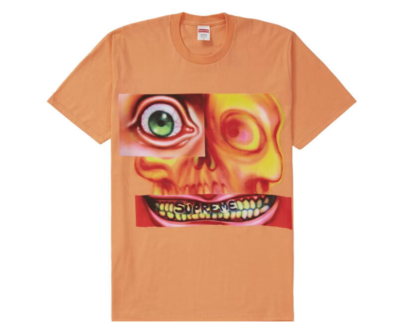 Supreme Face Tee Peach