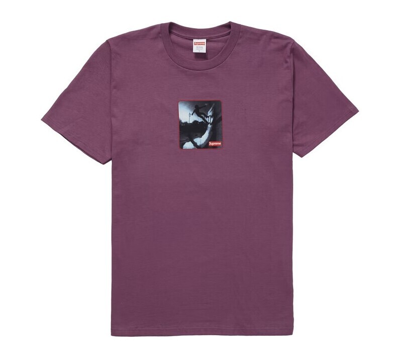 Supreme Shadow Tee Plum