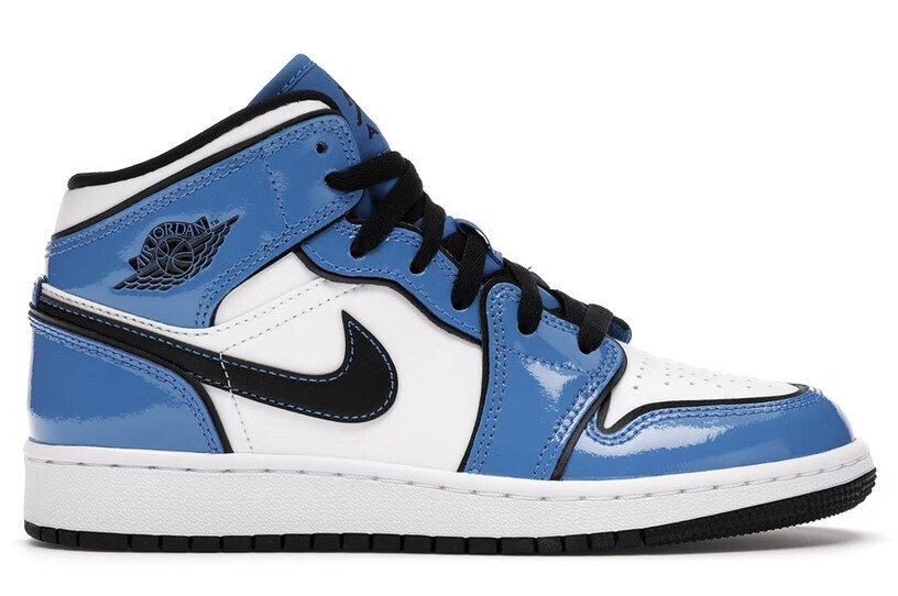 Jordan 1 Mid Signal Blue (GS)