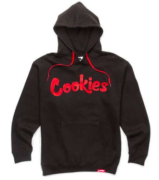 Cookies Original Mint  Fleece Hoodie Blk/Red