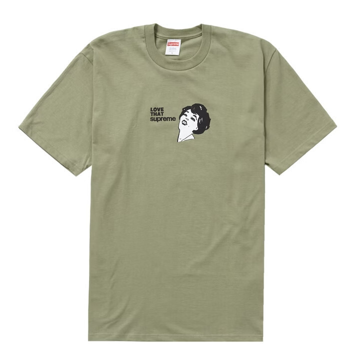 Supreme Love That Tee Light Olive - XL