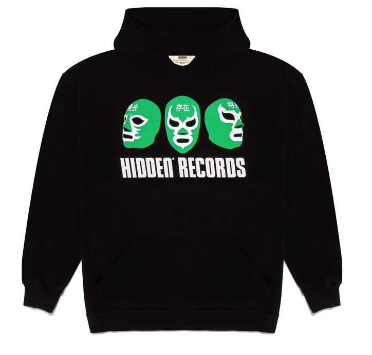 Hidden NY Records Hoodie Black