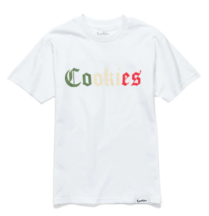 Cookies Represent Flocked Tee White