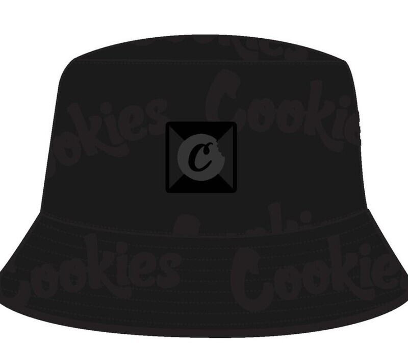 Monaco Cotton Canvas Bucket Hat Black