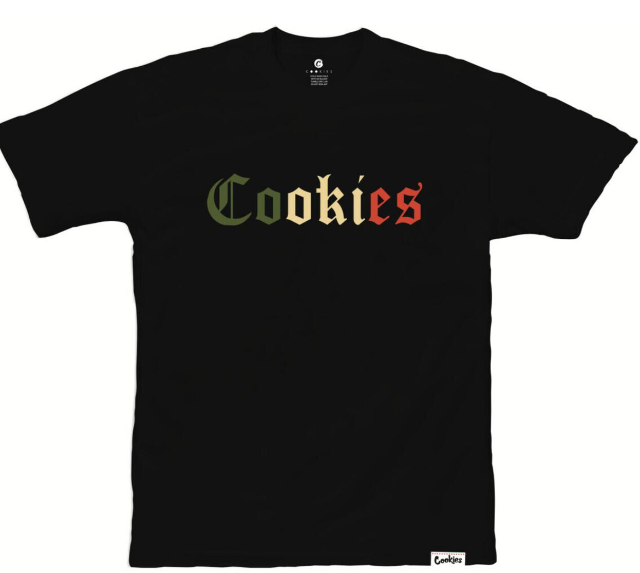 Cookies Represent Flocked Tee Black