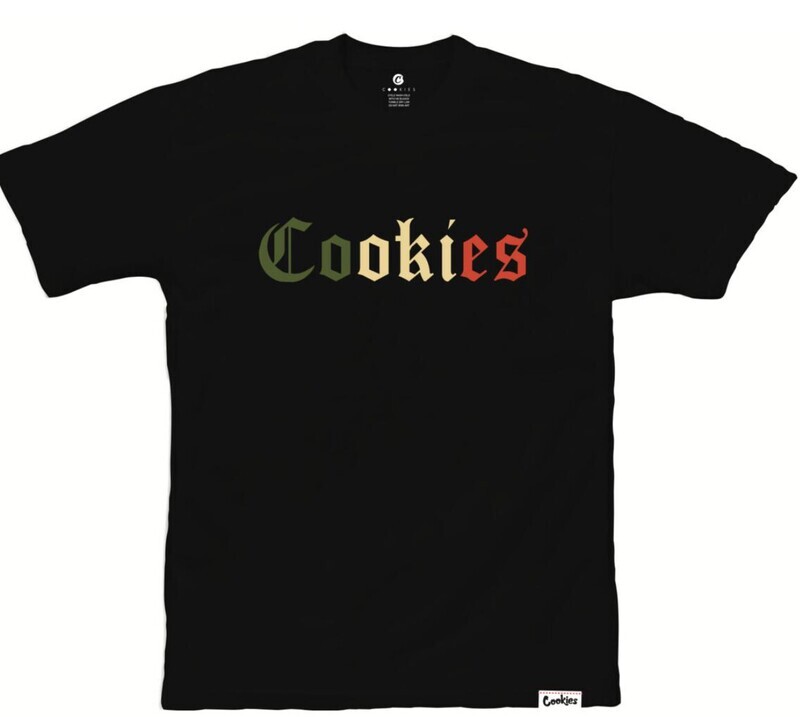 Cookies Represent Flocked Tee Black