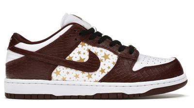 Nike SB Dunk Low Supreme Stars Barkroot Brown (2021)