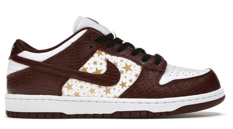 Nike SB Dunk Low Supreme Stars Barkroot Brown (2021)