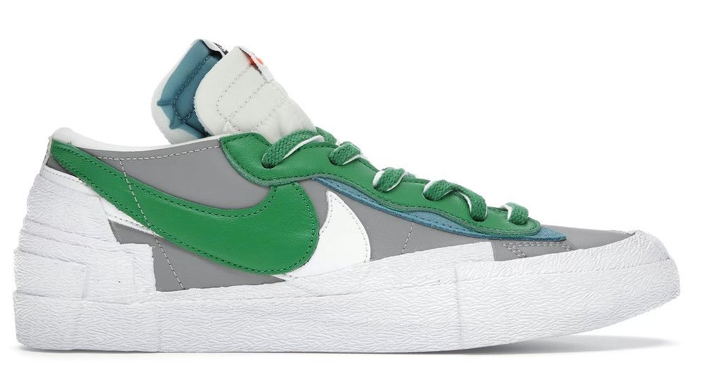 Nike Blazer Low sacai Medium Grey Classic Green
