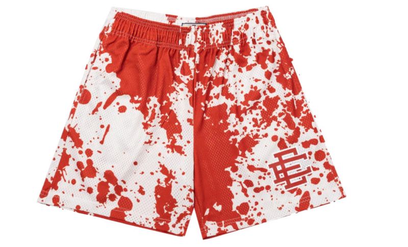 Eric Emanuel EE Basic Short Red Paint Spill