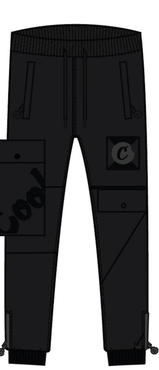 Cookies Monaco Fleece Cargo Sweatpant Black