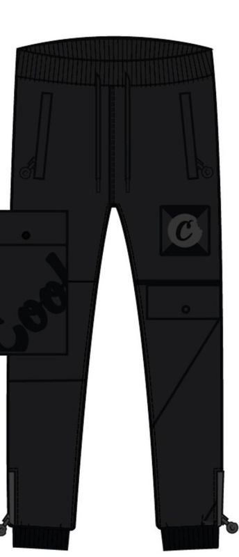 Cookies Monaco Fleece Cargo Sweatpant Black