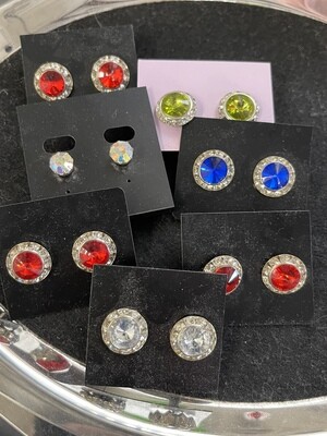 Varied Color Earrings