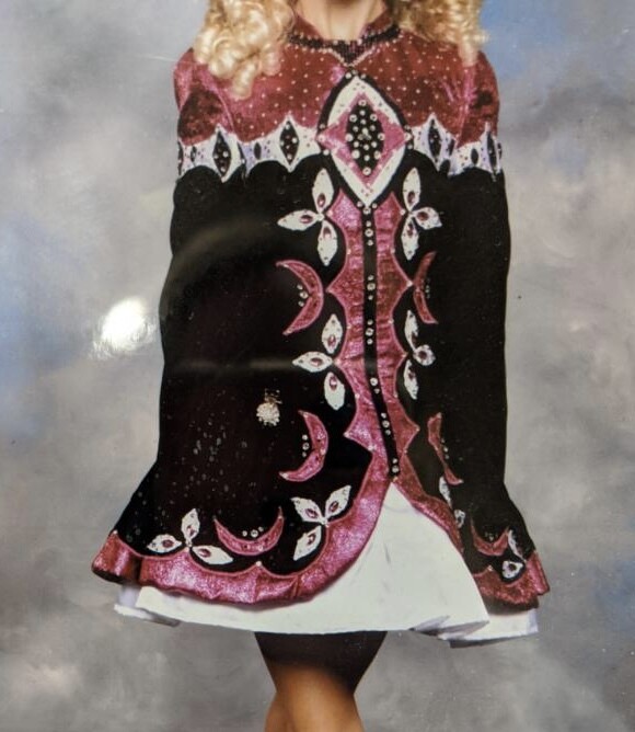 Used Pink/Black Solo Dress