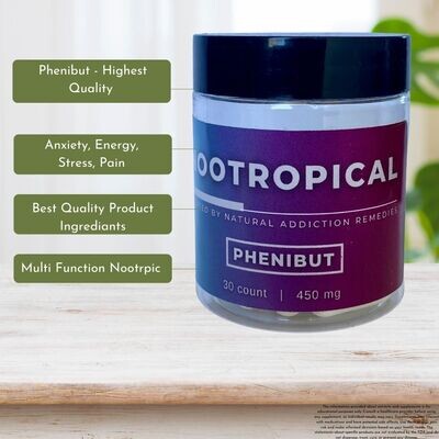 Phenibut 98% | Bottle - 60 Capsules | 450mg each