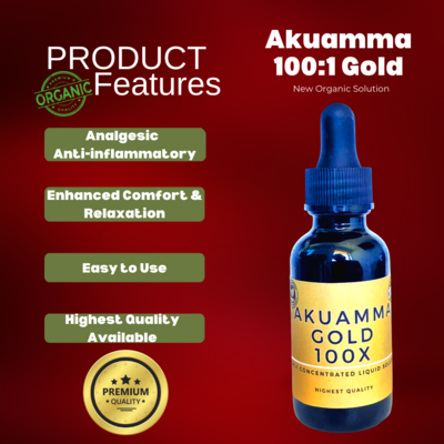 Akuamma Gold 100:1 Liquid Solution