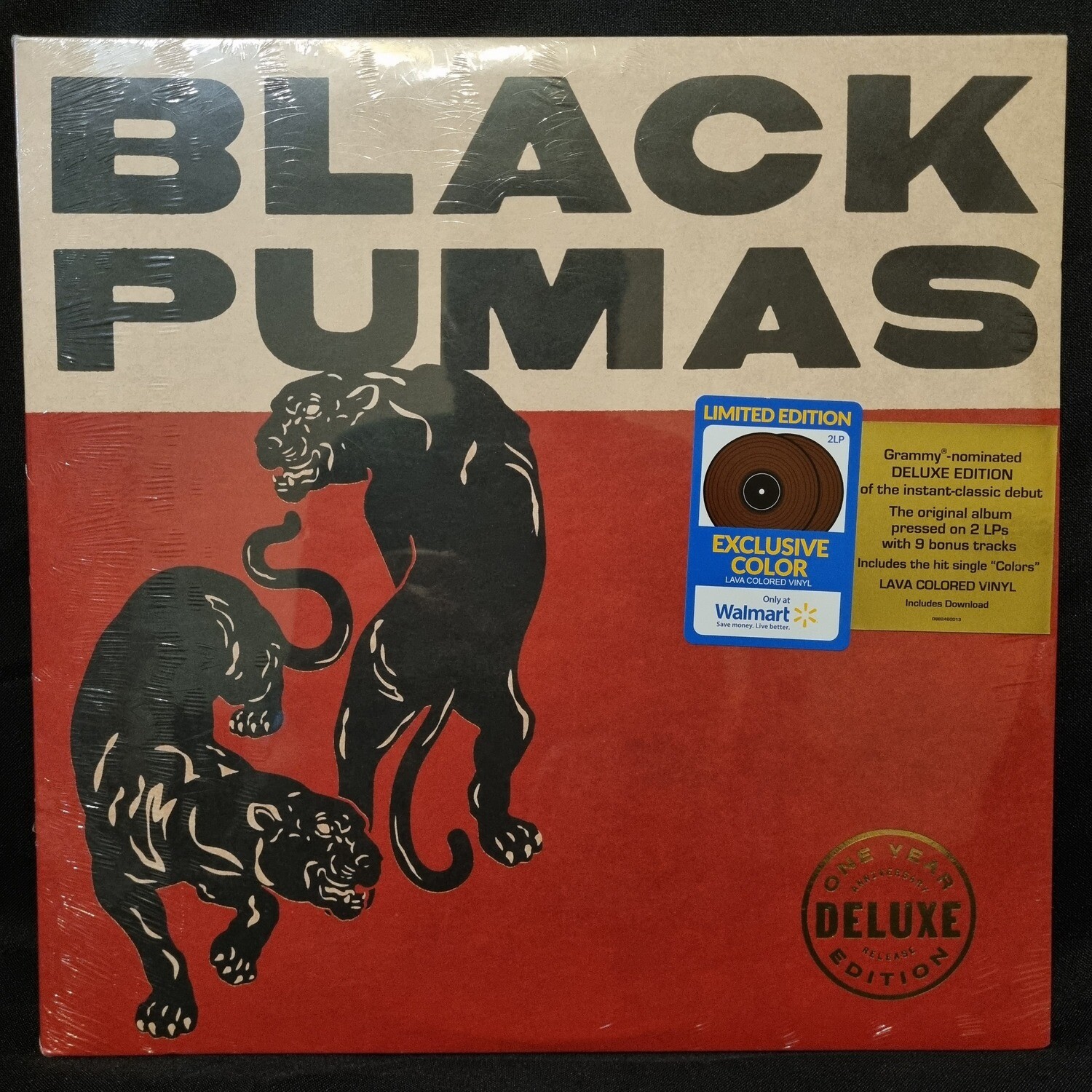 Black Pumas- Black Pumas (Deluxe Edition, Lava colored vinyl)