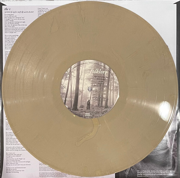 Vinyl) Taylor Swift - Folklore [Limited Edition Beige Colored] - Boothe  Music