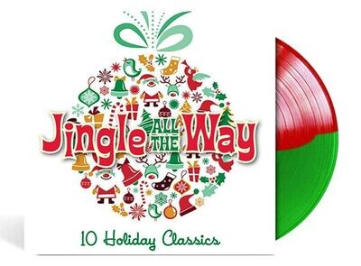 Various Artists- Jingle All The Way: 10 Holiday Classics (Red & Green vinyl)