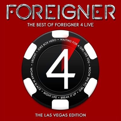 Foreigner- The Best of Foreigner 4 Live: Las Vegas Edition (Red vinyl)