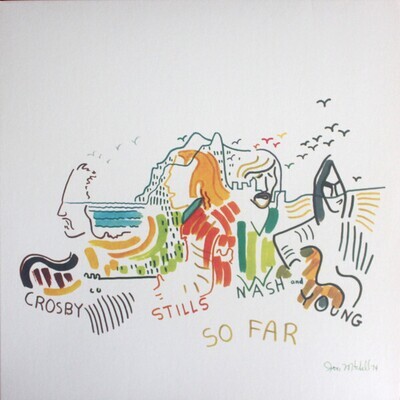 Crosby, Stills, Nash and Young- So Far (Compilation) (Clear vinyl)
