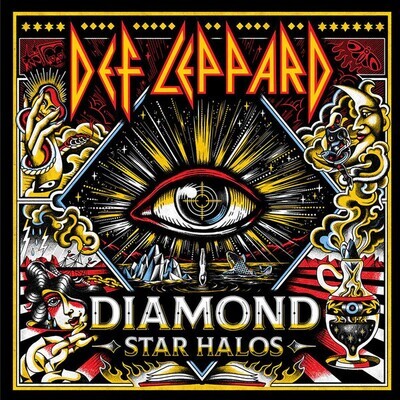 Def Leppard- Diamond Star Halos (Yellow & Red vinyl)