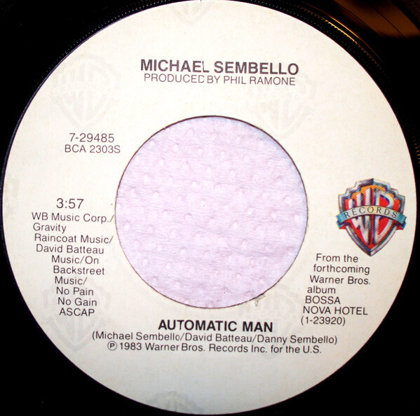 Michael Sembello- Automatic Man / Summer Loves 7&quot;