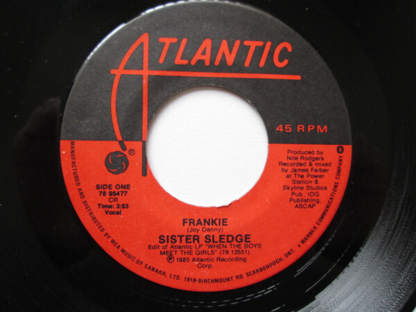 Sister Sledge-  Frankie 7&quot;