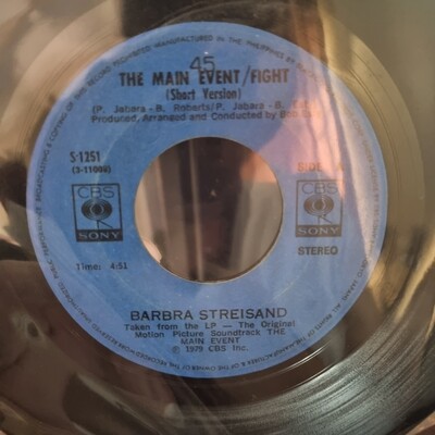 Barbra Streisand-  The Main Event / Fight 7&quot;
