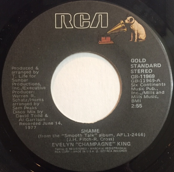 Evelyn &quot;Champagne&quot; King- Shame 7&quot;