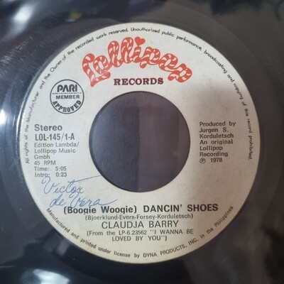 Claudja Barry-  (Boogie Woogie) Dancin&#39; Shoes 7&quot;