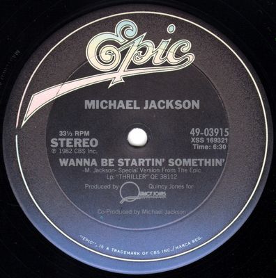 Michael Jackson- Wanna Be Startin&#39; Somethin&#39; 12&quot;
