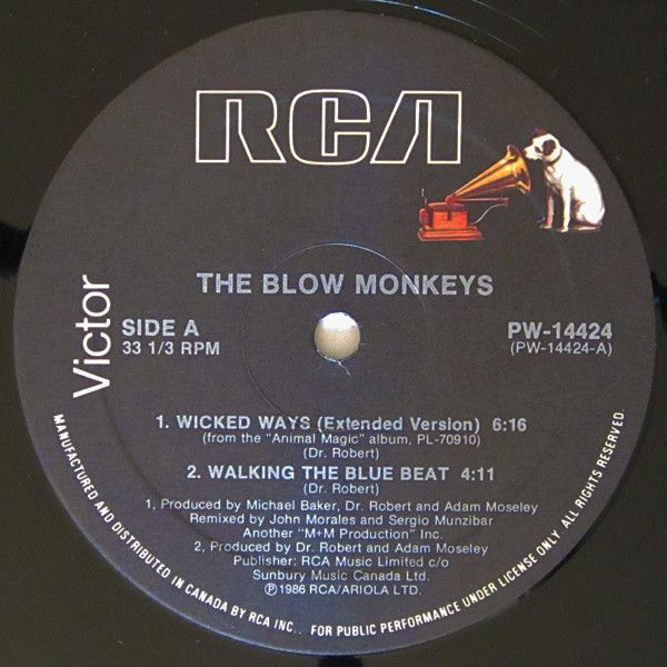 The Blow Monkeys- Wicked Ways 12&quot;