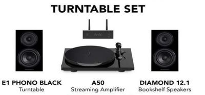 Pro-Ject Audio Systems turntable set
