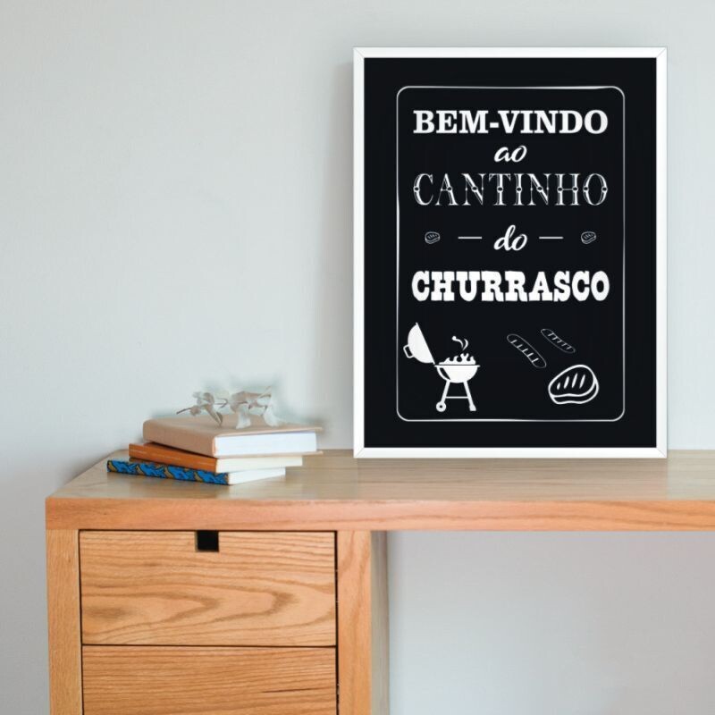 Quadro Decorativo: "Cantinho Do Churrasco"