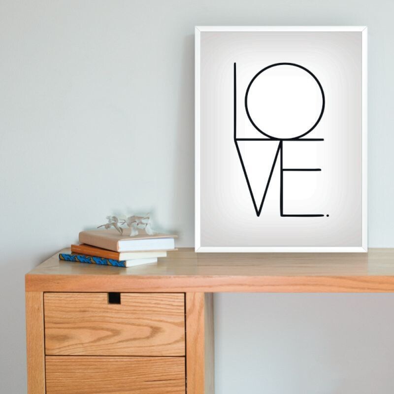Quadro Decorativo: "LOVE"