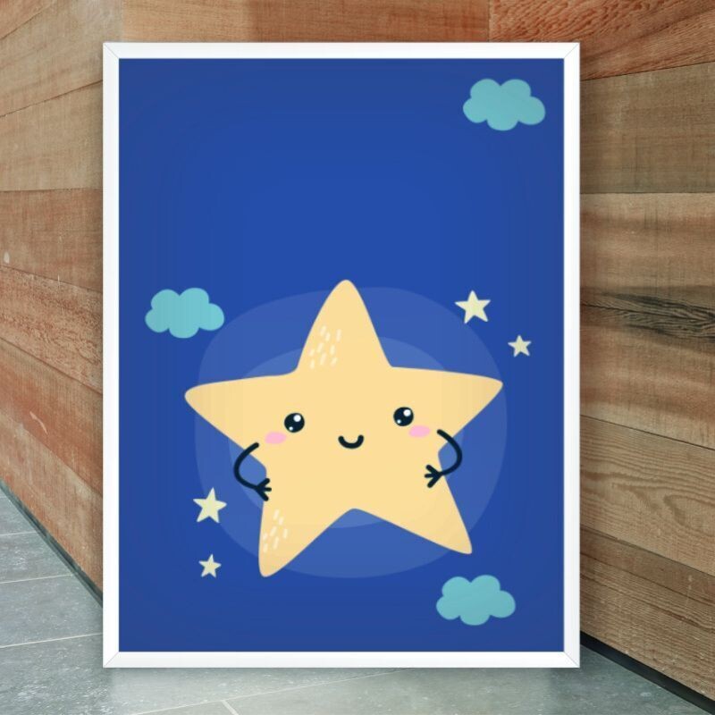 Quadro Decorativo: "Star baby"