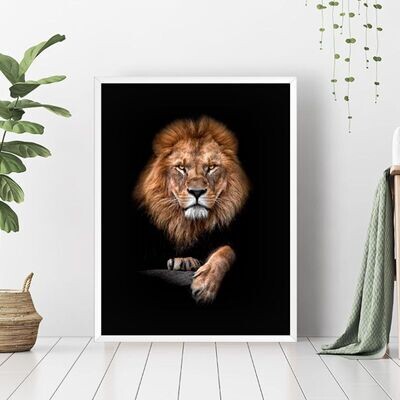 Quadro Decorativo: "Leão de Judá"