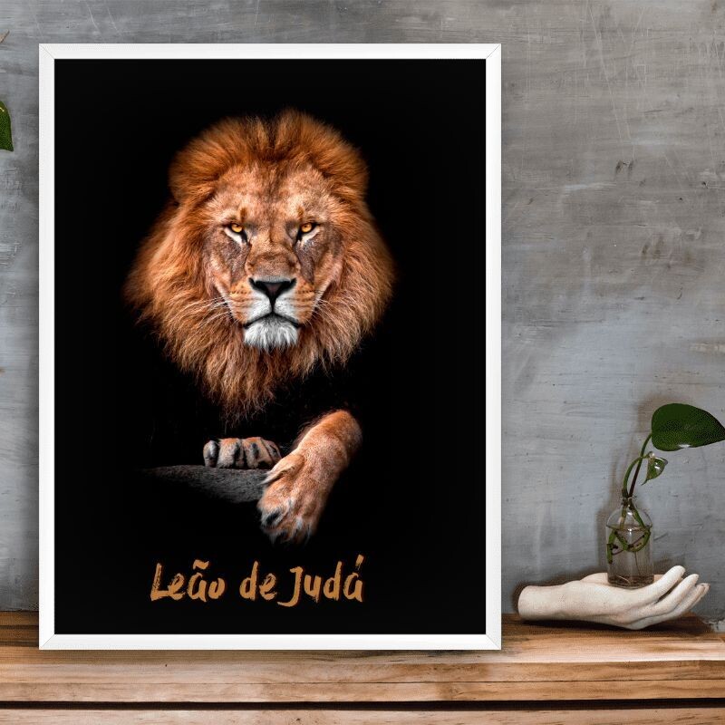 Quadro Decorativo: "Leão de Judá 2"