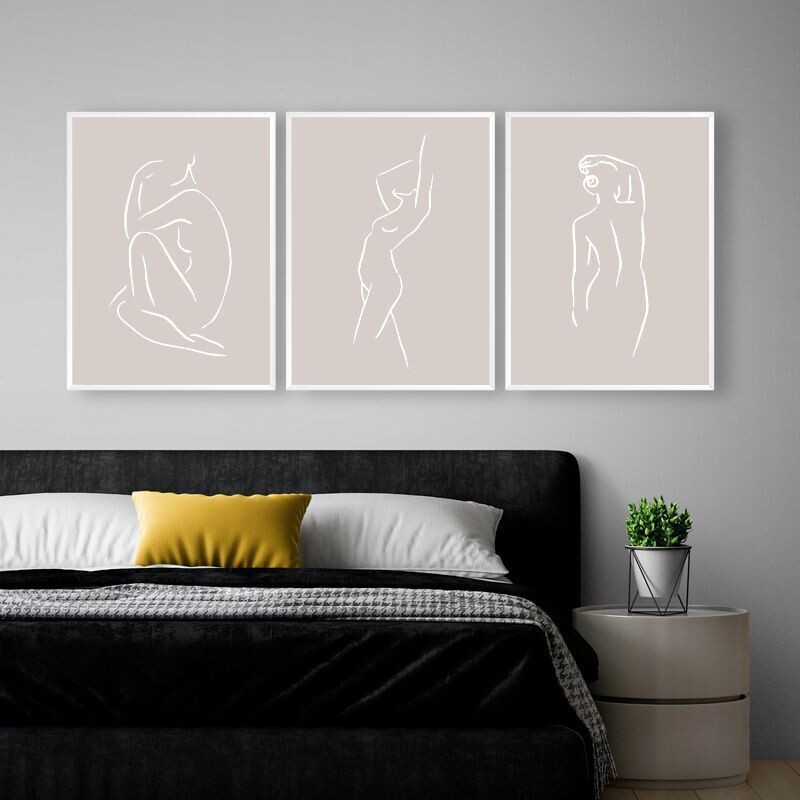 Quadros Decorativos "Trio Mulheres"