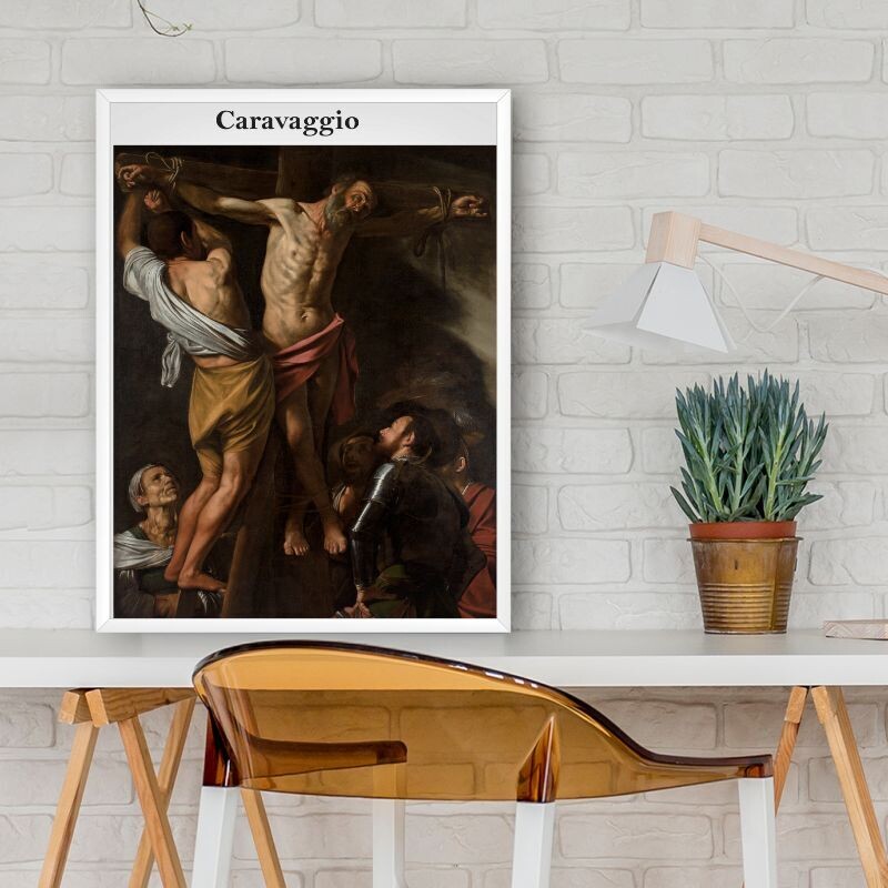 Quadro decorativo "A Crucificação de Santo André" 